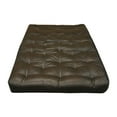 thumbnail image 2 of 8" Double Foam & Cotton #611 Twin XL Leather Futon Mattress-Color:Black,Material:Leather, 2 of 3