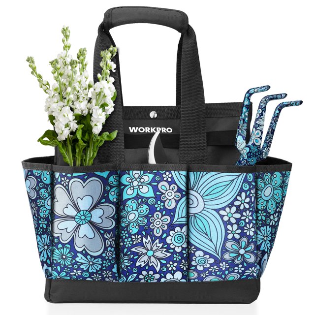 Bolsa para herramientas de jardín WORKPRO, 9 bolsillos, Oxford Garden