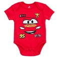 thumbnail image 3 of Disney Cars Lightning McQueen Tow Mater 3 Pack Bodysuits Newborn to Infant, 3 of 5