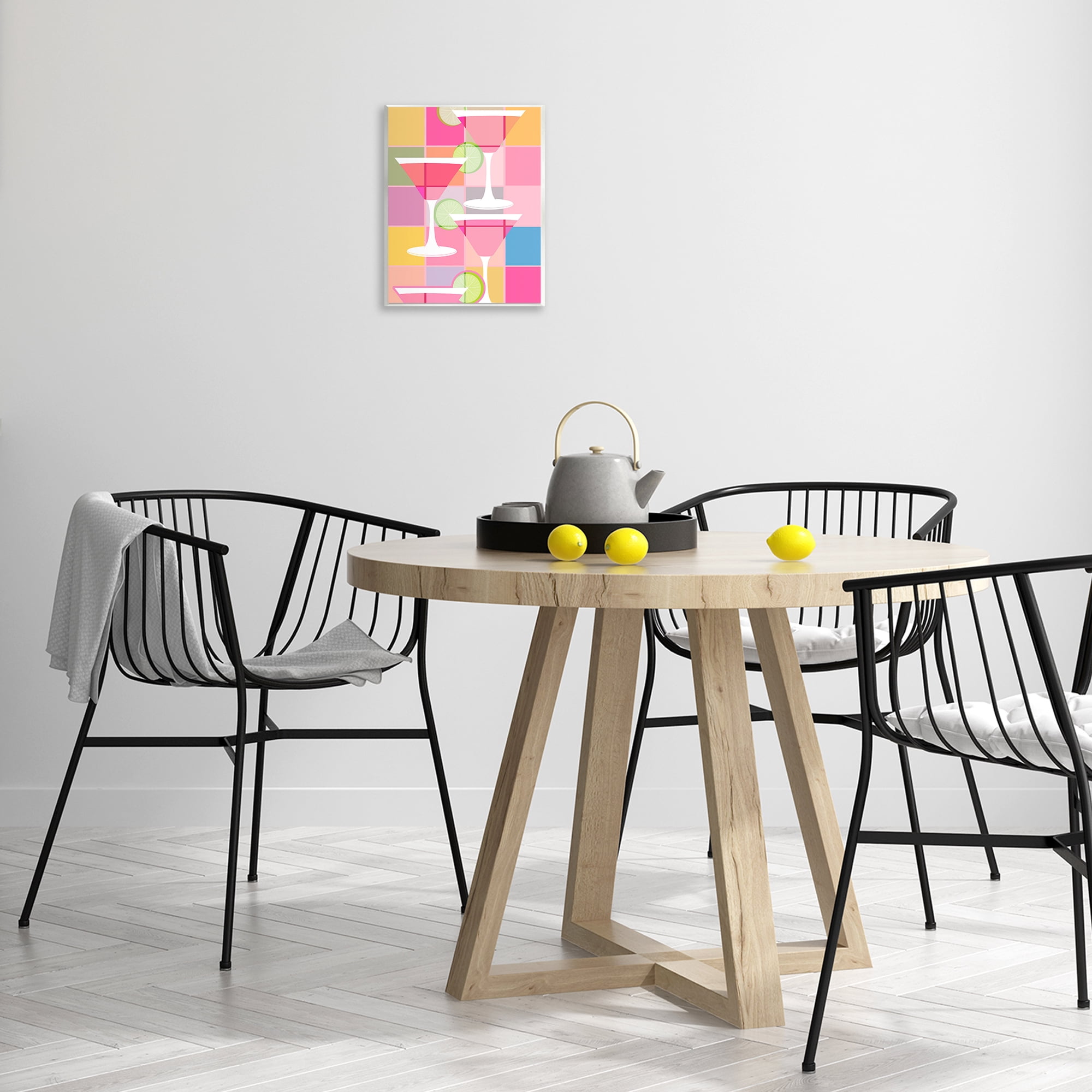 Stupell Industries Cocktail Squares Design Food & Beverage Painting Unframed Art Print Wall Art, 11 x 14