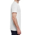 thumbnail image 2 of Jnriver Men's Short Sleeve Lightweight Heavy Cotton T-Shirt Regular-Fit Crewneck Tee for Casual Wear Gym Workout Summer Outfit - White - M, 2 of 3