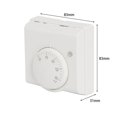 thumbnail image 5 of Home White Durable Central Heating Room Temp Replace Thermostat Mechanical Stat, 5 of 5