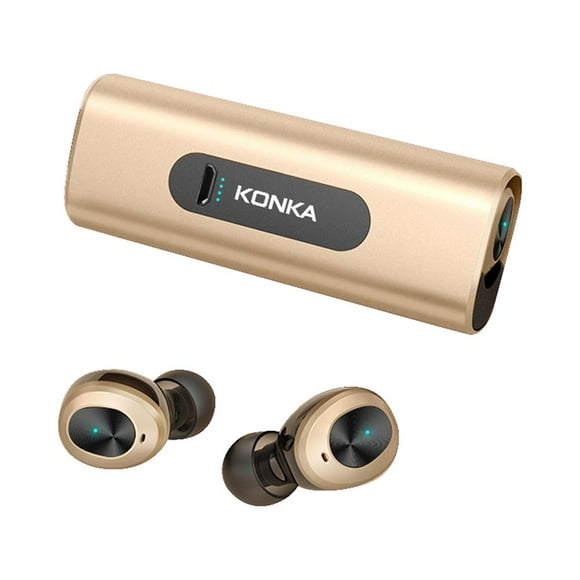 KONKA KTW7 Bluetooth 5.1 Écouteurs Double Maître Écouteurs Réduction du Bruit Contrôle Tactile 40ms Bas