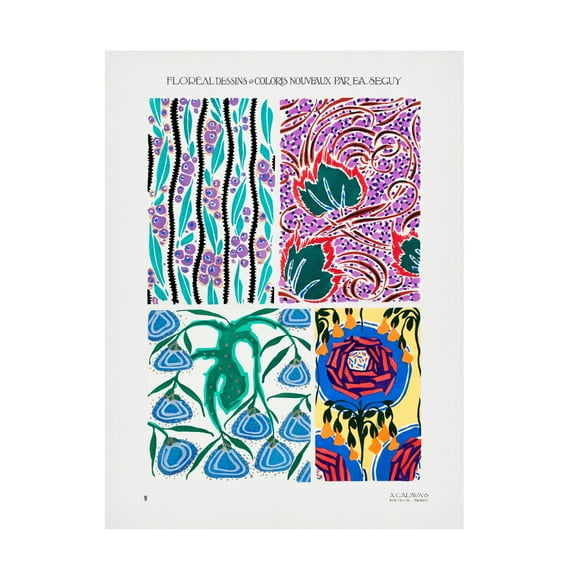 Trademark Fine Art Pictufy Pattern 09 Canvas Wall Art