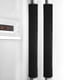 thumbnail image 3 of Cubierta suave de puerta del refrigerador Juego de 2 utensilios Negro Sunnimix cubierta de la manija del refrigerador, 3 of 7