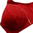 thumbnail image 6 of MEICHEN Front Closure Daisy Bras for Women No Underwire Trendy Breathable Seamless Underwear Solid Cozy Tshirts Bras, 6 of 8