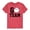 HEATHER RED, variant on - Go Team Baseball Short Sleeve Graphic T-Shirt