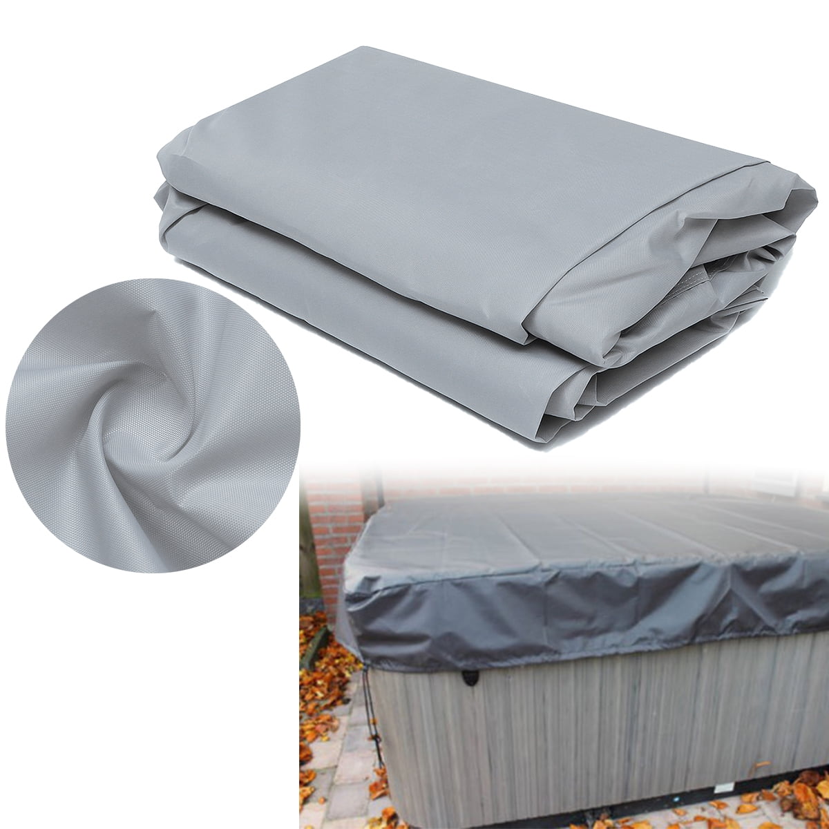 86x86/82x82 inch DeLuxe Hot Tub Cover Guard Protector Cap Against