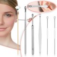 thumbnail image 4 of Women Fashion Stainless Steel Ear Picking Tool Set, Massage Ear Pick, Ear Wax Cleaning Feather Stick, Innovative Spring Ear Wax Cleaning Tool, 4 of 5