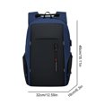 thumbnail image 5 of Men Backpack Fashion Casual Safe USB Port Laptop Backpack Travel Backpack, 5 of 5