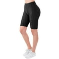 thumbnail image 5 of MixMatchy Women's Solid High Waist Luxury Scrunch Butt Lifting Biker Shorts, 5 of 5