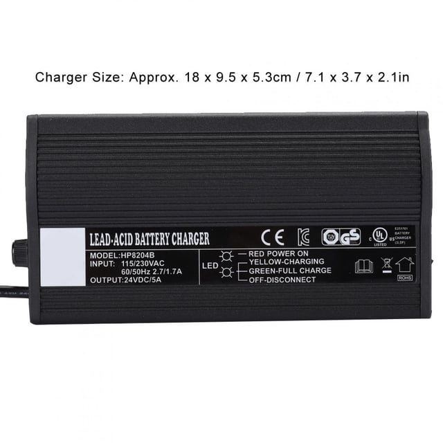 Cargador para Scooter de Movilidad Cargador de 24 V Accesorio para Scooter de Movilidad para Personas Mayores en Silla de Ruedas 115-230 V Anggrek Otros