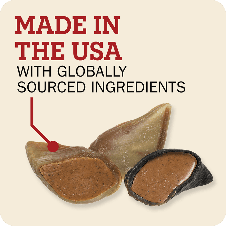 Redbarn Filled Cow Hooves with Peanut Butter, 2-Count photo 8