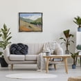 thumbnail image 2 of Stupell Sloped Nature Modern Landscape Landscape Painting Gray Floater Framed Art Print Wall Art, 2 of 6