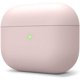 thumbnail image 1 of Funda líquida híbrida rosa de 2 piezas compatible con AirPods Pro, carcasa protectora, estructura de triple capa, LED visible, silicona de alta calidad, 1 of 5