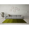 thumbnail image 3 of Ahgly Company Indoor Square Abstract Yellow Contemporary Area Rugs, 4' Square, 3 of 4