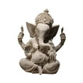 thumbnail image 4 of Inteprter Escultura de resina del dios Ganesha, adorno artesanal de primera calidad, pintado a mano, obra de arte para escritorio de oficina, Decoración del hogar l, 4 of 6