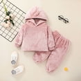 thumbnail image 4 of HIPYLO Newborn Baby Girl Christmas Outfit Cute Winter Outfits 3t Leotard Friend Gift Boys Clothes 8-10 Girl Newborn Clothes Girl Clothes 24 Months, Pink 12-18 Months, 4 of 4