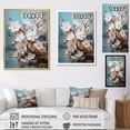 thumbnail image 4 of Designart "Asian Art Eastern gracefulness VI" Asian Floater Framed Canvas Wall Art, 4 of 7