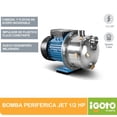 thumbnail image 2 of BombaPeriféricaJet1/2HP Igoto Periférica Jet, 2 of 2