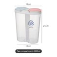 thumbnail image 2 of MesaSe 1pc Grain Miscellaneous Grain Storage Tank Plastic Partition Storage Tank Kitchen Household Food Sealed Multifunctional Storage, 2 of 9