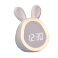 thumbnail image 1 of Billuyoard Reloj despertador para niños, relojes digitales electrónicos de escritorio para niños, dormitorio, mesita de noche, sueño, entrenador, reloj, Decoración del hogar Blanco Billuyoard HA083351-01, 1 of 6