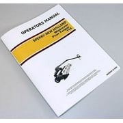 Sperry New Holland 114 Windrower Pivot Tongue Owners Operators Manual Book