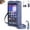Blue-B, variant on TouchScreen Phone Crossbody Bag for Women, Anti Theft Leather Cell Phone Small Purse with Clear Window for Travel, Shopping & Everyday Use-Black