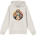 thumbnail image 2 of Virgin Mary  Adult Sand Long Sleeve Hoodie-3XL, 2 of 3
