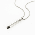 thumbnail image 3 of Collar con colgante de mindfulness que ajusta la respiración, presión lenta, anillo de tubo redondo, joyería, meditación estereoscópica, accesorios de acero de titanio, 3 of 6