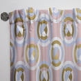 thumbnail image 3 of Designart 'Circular Geometric Shapes Retro pattern I' Mid-Century Modern Curtain Panel, 3 of 5