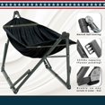 thumbnail image 3 of Tranquillo Uniki Support de Hamac Ajustable, Hamac avec Support pour Hamac Portable d'Extérieur, Support de Hamac Double de Luxe Capacité 550 Lb, Hamac et Support de Camping Pliables, Noir, 3 of 10