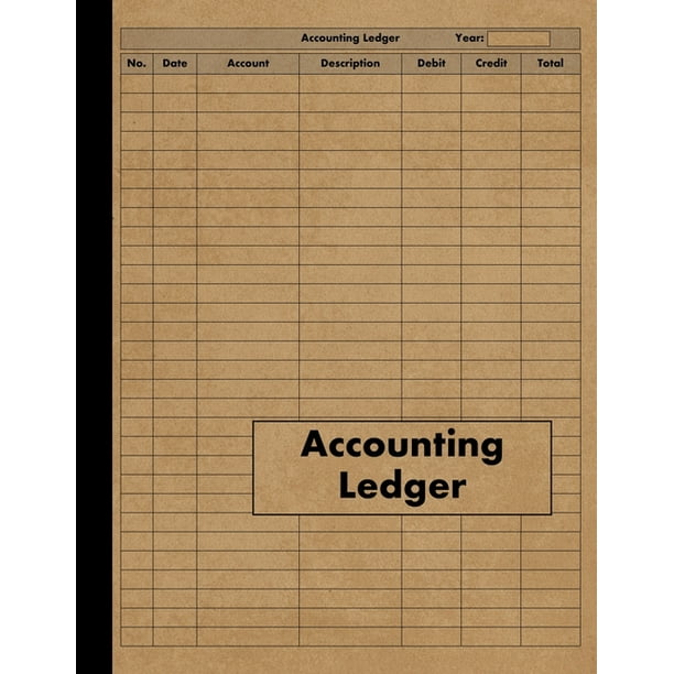 Accounting Ledger: Large Simple Accounting Ledger Book for Bookkeeping