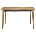 thumbnail image 4 of Pemberly Row Farmhouse Rectangular Wood Counter Height Table in Natural, 4 of 9