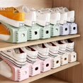 thumbnail image 3 of Adjustable Shoe Slots Organizer Double Layer Stack Shoe Rack Space-Saving Storage Rack Holder, 3 of 6