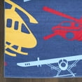 thumbnail image 4 of Nourison Imagination 3'5" x 5' Navy Multicolor Kids Indoor Rug, 4 of 8