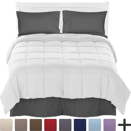 Full Xl Comforter Sheet Set Bed Skirt Premium Ultra Soft