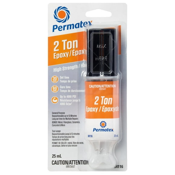 Permatex 2 Ton Epoxy, 25 mL