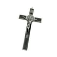 thumbnail image 4 of Kokiya Catholic Crucifix Figurine Decorative Metal Wall Art for Window Bedroom Home and Black, 4 of 9