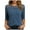 Blue, variant on UngA Fashion Clothing Long Sleeve Henley Shirts Women's Business Casual Lightweight Tunic Sweater Tops Coffee,M