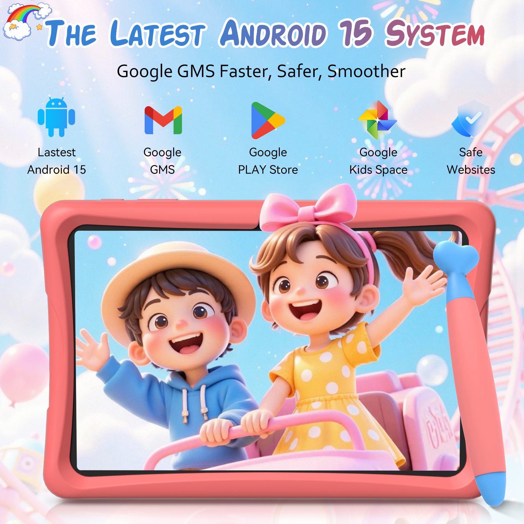 TABWEE 10.1 Inch Kids Tablet with Case photo 6