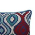 thumbnail image 5 of Noble House 20" x 12" Multi-color Arabesque Cotton, Polyester Decorative Pillow Cover, 5 of 9