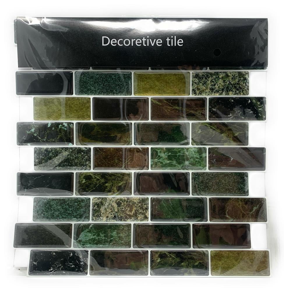 RockRose Peel-and-Stick Backsplash Tile Mosaic Pattern 200-Pack