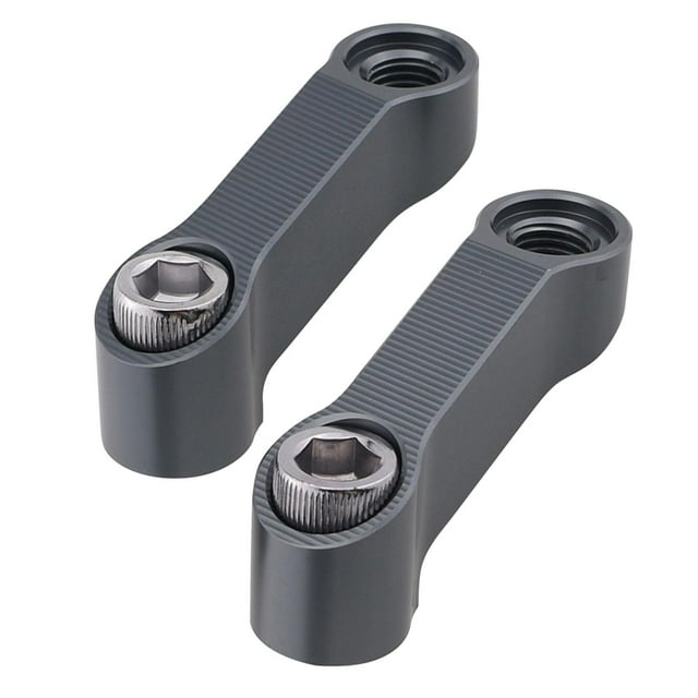 Extensores de espejo para motocicleta Raiser Accesorios Profesionales Reemplazo directo Gris