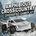 thumbnail image 6 of Cybepunk RC Off-Road Vehicle, 2.4GHz All-Terrain 4WD Land & Water Remote Control Car with 360° Rotation, 1:20 Waterproof Electric Off-Road Toy for Adults, 6 of 9