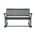 thumbnail image 7 of Dexter Patio Acacia Wood Glider, Dark Gray Finish, 7 of 7