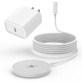 thumbnail image 1 of 15W MagSafe Compatible Wireless Charger Kit with 20W USB-C Adapter - 6FT Fast Magnetic Charging Pad for iPhone 17/16/15/14/13/12 Series & AirPods - Includes Power Block & Long Cable - Safe $27.56, 1 of 1