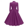 thumbnail image 4 of FcBaudy Robes de Soirée, Robes d'Été pour Femmes, Robes Européennes et Col Rond en Dentelle Sans Manches Robe de Cocktail Halloween Robe de Soirée Robe de Femme, 4 of 7