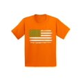 thumbnail image 1 of Awkward Styles Shamrock Flag Irish American Shirt Shamrock Green Tshirts for Kids St. Patrick's Day T-Shirts for Kids Irish American Pride St. Patrick's Day Party Irish Clover Gifts for Boys and Girls, 1 of 4