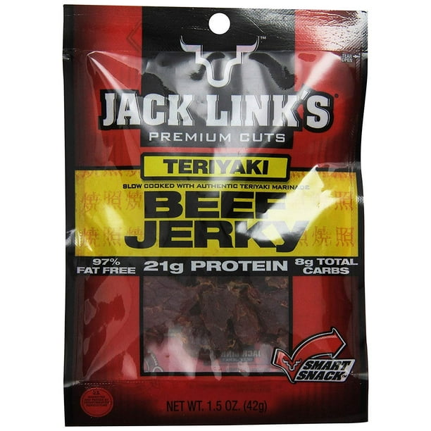 Link Snacks Jack Links Premium Cuts Beef Jerky, 1.5 oz - Walmart.com ...